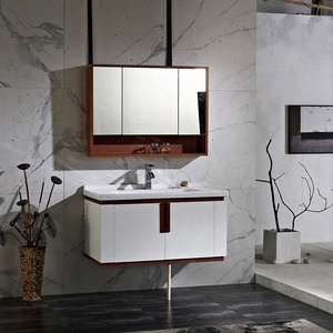 Plywood Vanity <strong>Bathroom</strong> Fittings <strong>Bathroom</strong> <strong>Cabinet</strong> <strong>Wood</strong> Quality - Product Image 1