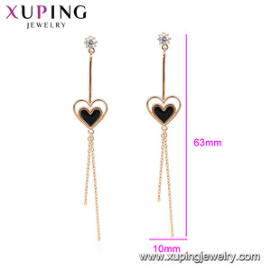 94903 orecchino <span class=keywords><strong>di</strong></span> modo progetta nuovo modello <span class=keywords><strong>orecchini</strong></span> <span class=keywords><strong>cuore</strong></span> placcato oro nappe <span class=keywords><strong>forma</strong></span> donne ciondola gli <span class=keywords><strong>orecchini</strong></span> - Product Image 3