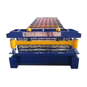 유압 단일 레이어 <span class=keywords><strong>IBR</strong></span> 지붕 패널 시트 프로필 롤 성형 기계 - Product Image 1