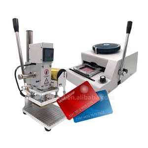 Pvc Card Embosser Hot Stamping Machine Voor Goud Zilver Folie