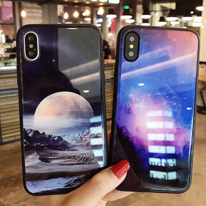 Wholesale High Quality <strong>Tempered</strong> <strong>Glass</strong> Cover for Cell Phone Fashionable Comics PC Phone <strong>Case</strong> for iPhone X 8 7 Plus - Product Image 5