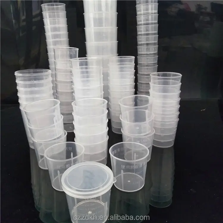 Yüksek kaliteli rekabetçi fiyat plastik beaker laboratuvar beher toptan 30 ML