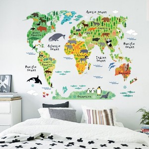 Adesivo Murale Grande in Vinile con Mappa del <span class=keywords><strong>Mondo</strong></span> Personalizzabile per Decorazione Domestica - Product Image 4