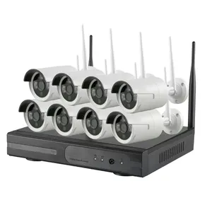 Câmera Ip Wi-fi de segurança Cctv Kit Nvr Sem Fio