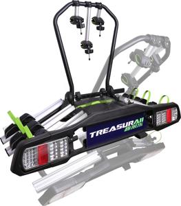 Portabicicletas Trasero de 50 mm con Soporte de Rueda de Aluminio, Plataforma para SUV, Hatchback y Monovolumen con Candado y LED para <span class=keywords><strong>3</strong></span> Bicicletas - Product Image 3