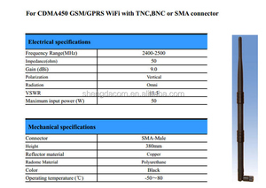 2.4G 2400-2500 MHZ 5 km wifi antenne, 10db interne wifi récepteur antenne - Product Image 2