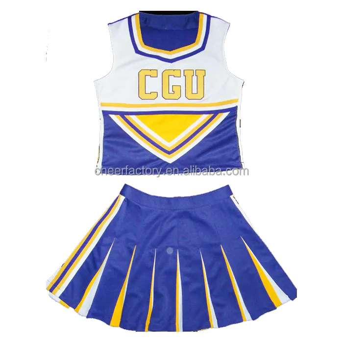 China Supplier New brand 2017 custom mesh cheerleading uniforms of CE Standard
