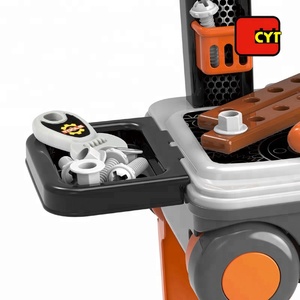 2 in 1 <strong>Kids</strong> Kit Rod Suitcase Simulation Maintain Table Deluxe Toy <strong>Tool</strong> <strong>Set</strong> for Sale - Product Image 2