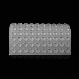Amortecedor antiderrapante de silicone, adesivo para móveis, transparente, de borracha, antiderrapante