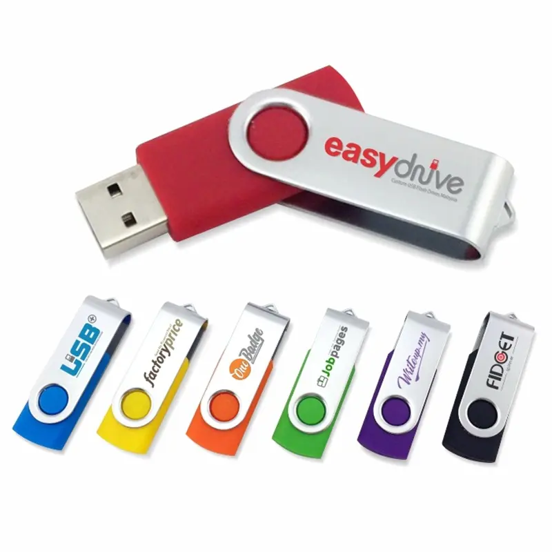 Wholesale New Arrival Usb Pen Drive 4Gb 8 Gb 16 Gb 32 Gb Colorful Swivel U Disk Small Usb Flash Drive