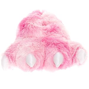 Personnalisé Ours Patte Pantoufles Animaux w/Blanc Orteils - Product Image 3