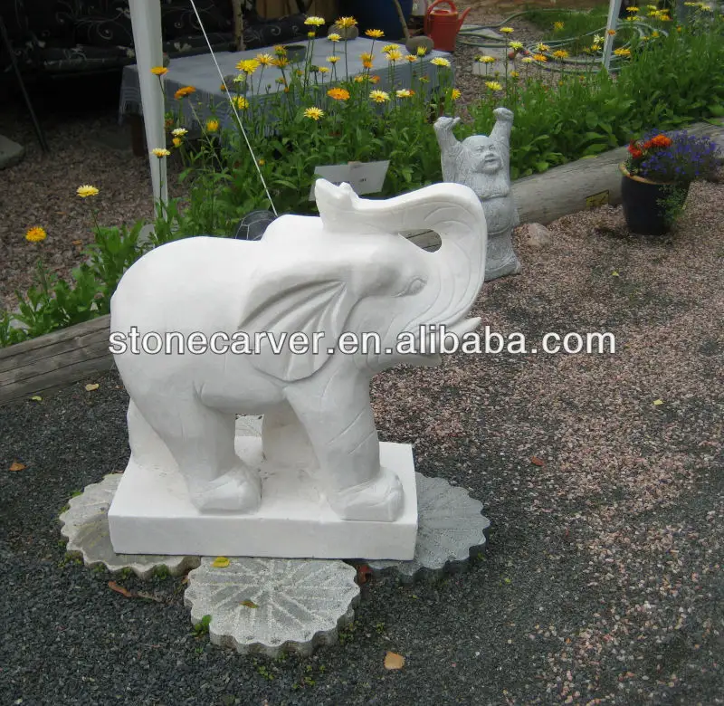 Мраморные статуи слона ручной работы