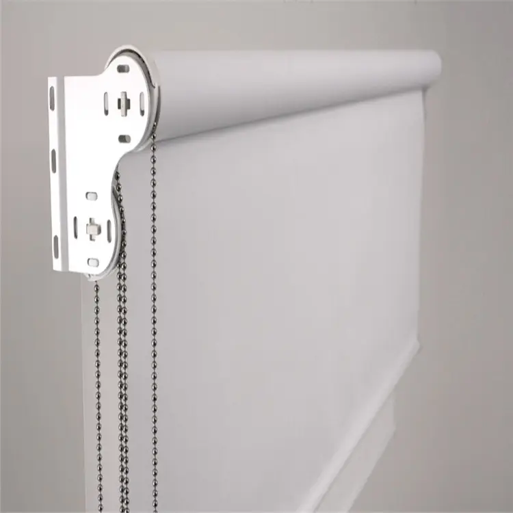 high quality blackout and translucent manual dual roller blind