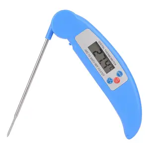 Termometer Diagram Sirkuit, Termometer Lipat Digital Manual Super Cepat dengan Jarum Miniatur Probe Stainless Steel