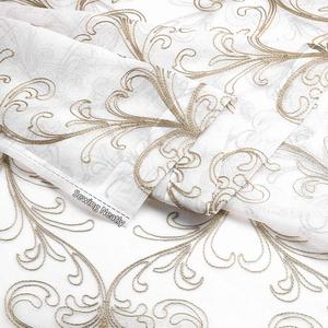 Rideau en tissu brodé personnalisé, de couleur <span class=keywords><strong>blanc</strong></span> pur - Product Image 3