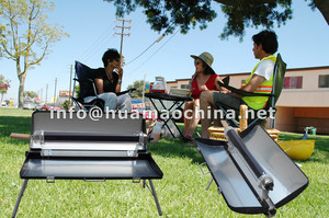 Grilles de barbecue solaires portables pour les pique-niques et le camping pour les fours solaires extérieurs - Product Image 2