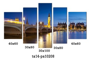 En Multiples panel Abstractl Arte <span class=keywords><strong>Lienzos</strong></span> Impresos - Product Image 2