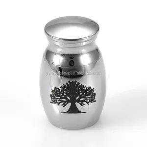 Tree of Life Cremation Urn for Human Ashes or Pet Stainless Steel Waterproof Funeral Keepsake Urn