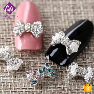 Butterfly Bow design Alloy nail decoration