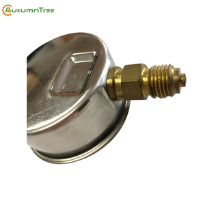 50 มม. 600Bar Bourdon Liquid เครื่องวัดความดันที่แตกต่างกันประเภท - Product Image 6