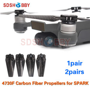 4730F <span class=keywords><strong>Carbon</strong></span> Đầy Đủ Fiber Cánh Quạt Nhanh Chóng phát hành Có Thể Gập Lại Đạo Cụ 4730 cho DJI SPARK - Product Image 4