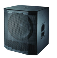HONYTEK Subwoofer 18 pouces avec boîtier en bois peint, puissance maximale 540W, impédance 4 ohms, sensibilité 100dB, réponse en fréquence 35Hz-18KHz