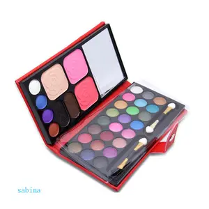 New arrival! travel makeup kit in wallet, 33 color makeup palette