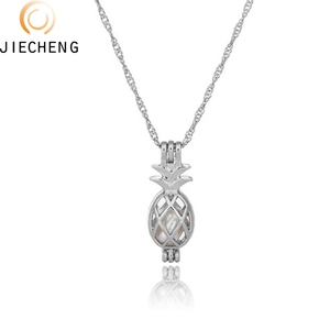 Per sempre Infinity <span class=keywords><strong>collana</strong></span> di gioielli in argento placcato apribile del pendente di fascini ostrica perla gabbie <span class=keywords><strong>collana</strong></span> - Product Image 2