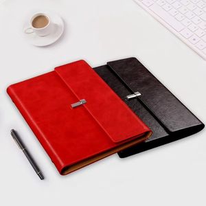 <span class=keywords><strong>Agenda</strong></span> de Negocios A5, Hojas Sueltas, 6 <span class=keywords><strong>Anillas</strong></span>, Diario de Cuero, Cuaderno para Promociones - Product Image 2