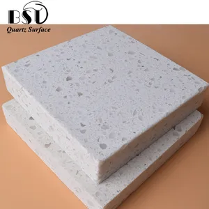 Sabbia bianca Pietra di Quarzo Con Chip, Artificiale Pietra di Quarzo