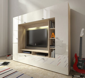 Living Room Furniture Bookcase DVD Space <strong>Tv</strong> Stand Living Room Cupboard <strong>Designs</strong> <strong>Tv</strong> Stand Wall <strong>Unit</strong> <strong>Designs</strong> \ Modern Wooden KD - Product Image 2