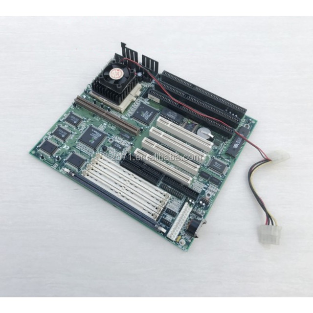 G586IPV REV:C 3 ISA 4 PCI Industrial Mainboard 586 CPU Card Tested Working