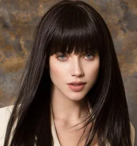 Ücretsiz kargo beyaz kadınlar için patlama ile % 150% yoğunluk hint Remy İnsan saçı dantel ön peruk