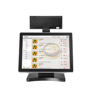 15-дюймовый кассовый аппарат/pos системы/сенсорный POS сенсорный экран все в одном ПК/pos терминал для супермаркета, ресторана, магазина.