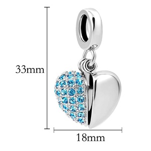 Personalizzato ti amo alla luna e retro in acciaio inossidabile collana urna cuore commemorativo ciondolo gioielli cremazione - Product Image 3