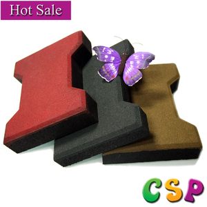 45mm d'épaisseur imbriqué extérieur chien os sol voie caoutchouc pavé carrelage pas cher gazon artificiel produit - Product Image 3