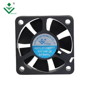 Ventilador Axial de 50mm, 5015, 5V, 12V de CC, pequeño, alta temperatura, 50x50x15