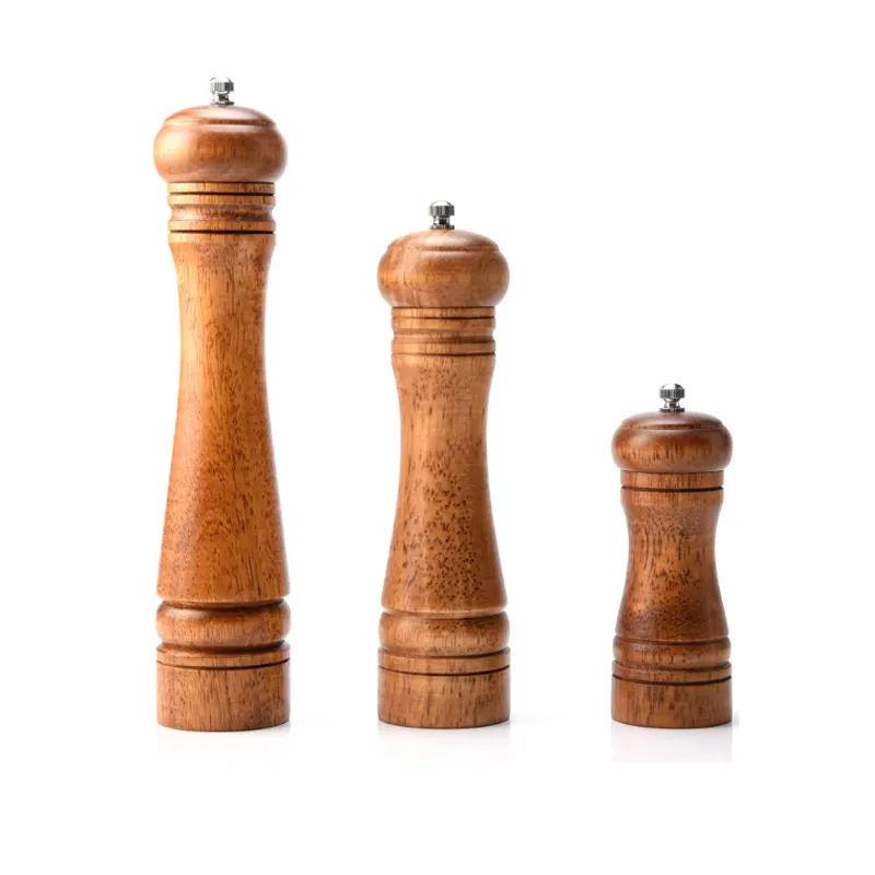 10 Inch Salt and Pepper Grinder,Wood Salt and Pepper Shakers,Wood Salt Pepper Mill