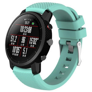 Tschick-<span class=keywords><strong>Correa</strong></span> de repuesto para reloj inteligente HUAMI <span class=keywords><strong>Amazfit</strong></span> <span class=keywords><strong>Stratos</strong></span> <span class=keywords><strong>2</strong></span>/2S, banda de silicona suave para reloj deportivo - Product Image 2