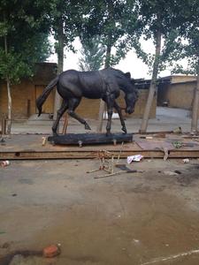 Большая наружная резная медная латунная статуя лошади, литой бронзовый конский декор, скульптура для продажи - Product Image 2