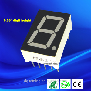 đơn đỏ 0,56 inch 1 chữ số LED LED <span class=keywords><strong>7</strong></span> đoạn hiển thị 1 chữ số siêu đỏ - Product Image 2