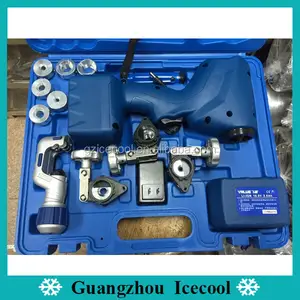 VRLUE Loại Flared Điện Flared Tool Set VET-19-S Với VTC-28B Cutter Cho 1/4 "Đến 3/4" Cooper Ống