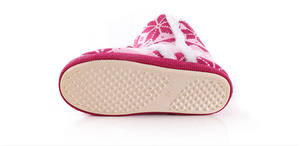Snowflake Knitted Winter Warm Home Slipper Booties Indoor <strong>Boots</strong> With Cosy <strong>Sherpa</strong> Lining and Non-slip TPR Out Sole - Product Image 5