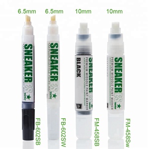 Bán Buôn <span class=keywords><strong>10Mm</strong></span> Đục Tip Màu Trắng Và Màu Đen Vĩnh Viễn Sơn Đánh Dấu Bút Cho Sneaker Giày Midsole - Product Image 5