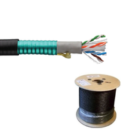 Haute qualité croix squelette sans oxygène cuivre 23AWG meilleur prix Stp 300 mètres Cat6 Lan Cat7 câble