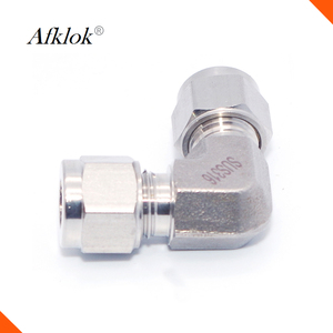 Cotovelo Joint Pipes Aço Inoxidável 316 Duplo Virola <span class=keywords><strong>1</strong></span>/4 "Gás Natural Cotovelo Tubo União 90 Graus Cotovelo Pipe Fittings - Product Image 2