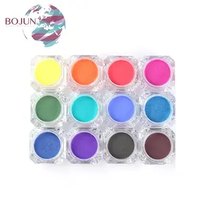 Factory Directly thermochromic color pigment Bright Red nail gel mica powder neon pigment