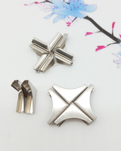 Angle d'enveloppement en métal argenté de luxe 30mm de long étanche et Portable sac à main livre ou boîte Protection d'angle avec 3CM de métal de maïs - Product Image 2