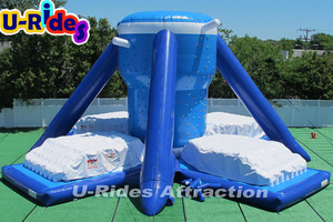 Juego Inflable Gigante de Grado Comercial con Paredes de Escalada y Colchoneta de Aire para Parques <span class=keywords><strong>Infantiles</strong></span> U-Rides SP-284 con Certificación CE - Product Image 3