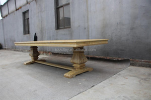 Legno di quercia in stile francese 3 metro sala <span class=keywords><strong>da</strong></span> pranzo tavolo <span class=keywords><strong>da</strong></span> pranzo - Product Image 3